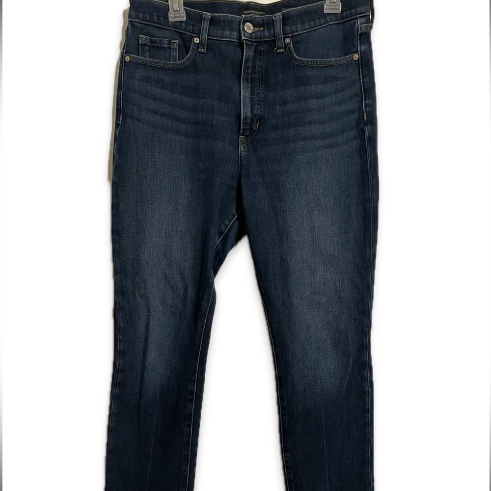 Banana Republic High Rise Slim Pleated Jean Size 31